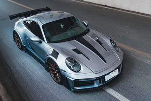 Nuevo Kit de Carrocería para Porsche 992, Estilo MIW Mejorado, Parachoques de Fibra de Carbono, Faldones Laterales, Difusor, Alerón, Guardabarros, Capó - Product Image 5
