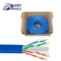 Cable de Red de Datos LAN CAT6 UTP FTP SFTP de 305m 24awg 1000ft, Sólido, de Fábrica, con Certificación CE, Cubierta de PVC LSZH y PE