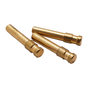 Custom-made Single Post Connector Pin Automatic Lathe Machined Brass Connecting Part Non-Standard Brass <strong>Fitting</strong> - Product Image 6