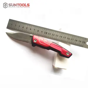OEM custom in alluminio maniglia coltelli da tasca edc campeggio all'aperto caccia pieghevole coltello di sopravvivenza coltelli