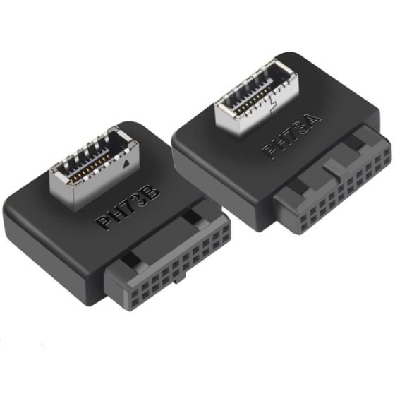 USB 3.0 Internal Header to USB Type C Front Type E Adapter 20/19-pin to Type C Converter Motherboard Desktop Converter