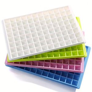 Molde de silicona de grado alimenticio para cubitos de hielo, creativo, para hacer cubitos de hielo de frutas, forma cuadrada, congelación rápida, fácil de desmoldar - Product Image 3