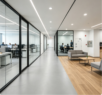 Planification et design d'intérieur complets pour bureaux d'entreprise avec visualisation 3D et aménagement de mobilier pour un espace de travail moderne