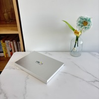 Scatola Minimalista in Carta Argentata con Logo Sorriso per Packaging da Viaggio: Dove Ogni Viaggio Incontra un Sorriso Gioioso, Creando un Rituale di Viaggio
