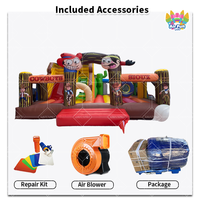 Château Gonflable Toboggan Voiture Flamme Rouge Cool pour Enfant - Modèle Safari