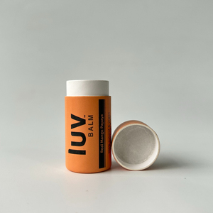 Tube en carton esthétique, écologique et fait main, de couleur pastel, avec impression quadricolore pour une beauté contemporaine - Product Image 2