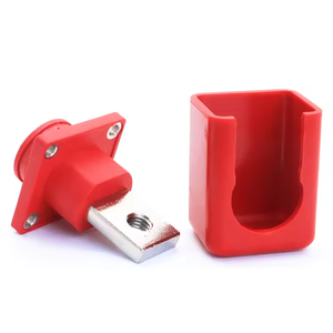 Cao hiện tại 200A thông qua-tường năng lượng mặt trời hệ thống điện pin kết nối với đồng địa chỉ liên lạc IP67 Nylon Nhà ở cho dây kết nối - Product Image 1