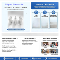 Torniquete Automático con Barrera Abatible, Sistema de Control de Acceso con Reconocimiento Facial, Puerta de Seguridad de Acero Inoxidable 304 para Escuelas y Gimnasios, con Certificación CE