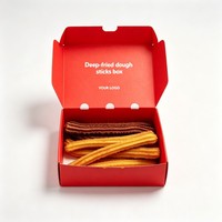 Boîte à emporter 100% alimentaire, robuste, pour restaurant, boîte en papier pour emporter, boîte conique pour churros, emballage pour stand de vente