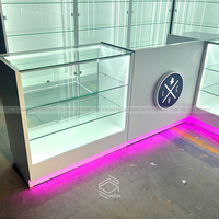 Maßgefertigte Zigarettenvitrine Rauchershop-Schaukasten Zigarren-Präsentationsregale Glasvitrinen Ausstellungsvitrine für Rauchershop