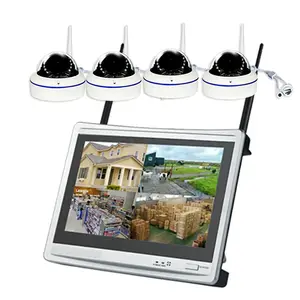 4 canales eseecloud APP Audio + video Domo sistema de cámara de seguridad 5mp inalámbrico NVR WiFi CCTV kit de cámara