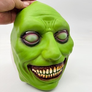 Máscara <span class=keywords><strong>de</strong></span> Exorcista Sonriente, Máscara <span class=keywords><strong>de</strong></span> Demonio con Ojos Blancos Espeluznantes, Disfraz <span class=keywords><strong>de</strong></span> Halloween, Accesorio <span class=keywords><strong>de</strong></span> Cosplay, Máscara <span class=keywords><strong>de</strong></span> Fantasma Aterrador - Product Image 2