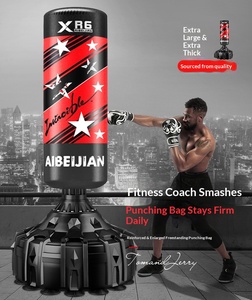 Saco <span class=keywords><strong>de</strong></span> Boxeo Inflable <span class=keywords><strong>de</strong></span> PVC <span class=keywords><strong>de</strong></span> 180 cm para Adultos con Guantes <span class=keywords><strong>de</strong></span> Boxeo, Saco <span class=keywords><strong>de</strong></span> Boxeo Independiente para Entrenamiento <span class=keywords><strong>de</strong></span> MMA, <span class=keywords><strong>Muay</strong></span> <span class=keywords><strong>Thai</strong></span> y Fitness - Product Image 4