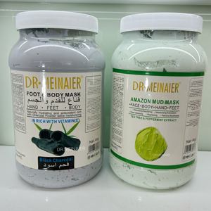 Mascarilla de barro de arcilla facial y corporal personalizada, blanqueamiento AHA orgánico Natural, cuidado de la piel antienvejecimiento, mascarilla purificante de vitamina C y rosas, 4KG - Product Image 2