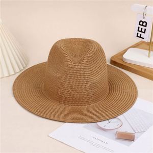 Beach Travel Outdoor Vacation Wide Brim Sun <b>Hat</b> Fashion Cowboy <b>Straw</b> <b>Hat</b> for Men and Women - Product Image 2