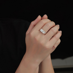 Anello da Uomo Zanlong 12865 <span class=keywords><strong>in</strong></span> <span class=keywords><strong>Argento</strong></span> 925 con Moissanite da 1ct e Diamante VVS di Alta Qualità, Offerta Speciale a Tempo Limitato - Product Image 2