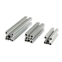 Profils d'assemblage en aluminium anodisé à fente en T modulaires 4040 4060 4080 40120