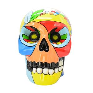 Sculpture en fibre de verre pour la décoration de la maison pour les fêtes d'Halloween, statue géante de squelette en résine, pop art pour <span class=keywords><strong>galerie</strong></span> - Product Image 3