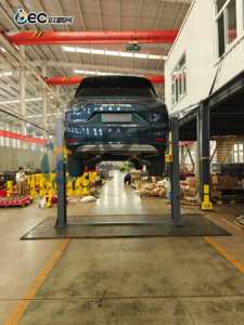 Kualitas tinggi 2 Post Manual Bilateral pembuka kunci mobil angkat 2-Pillar listrik hidrolik pengangkat otomatis kapasitas - Product Image 2