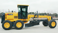 Niveleuse routière fiable PY130H pour le nivellement et le compactage intensifs des routes