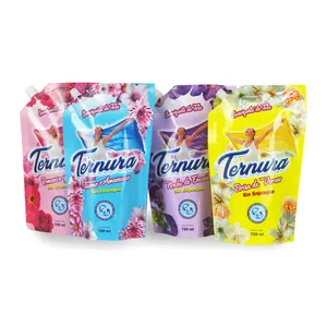 Wholesale Customized Liquid Packaging Bag Laundry Detergent Stand Up Spout Pouch 1L Liquid Stand Up Pouch