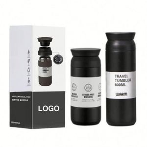 พร้อมส่ง กระติกน้ำสแตนเลส 304 ดีไซน์มินิมอล ขนาด 350 มล. 500 มล. ผนังสองชั้นสุญญากาศ เก็บอุณหภูมิได้นาน 12-24 ชั่วโมง - Product Image 3