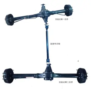 轻型车辆6*4和8*6串联轴