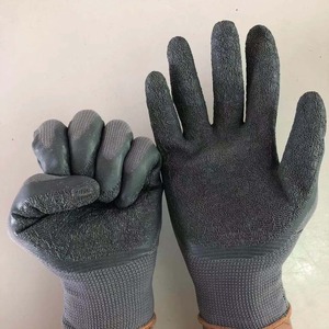 Guantes de Trabajo de Látex Texturizado, Impermeables, Resistentes al Aceite y Antideslizantes, para Construcción, Reparación de Automóviles, Seguridad, Duraderos, con 13 Costuras - Product Image 2