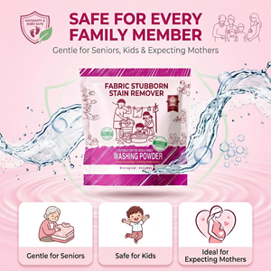 ผงซักฟอกกลิ่นหอมติดทนนาน ผลิตภัณฑ์ทำค<span class=keywords><strong>ว</strong></span>ามสะอาดเสื้อผ้าสำหรับใช้ในครัวเรือน - Product Image 2