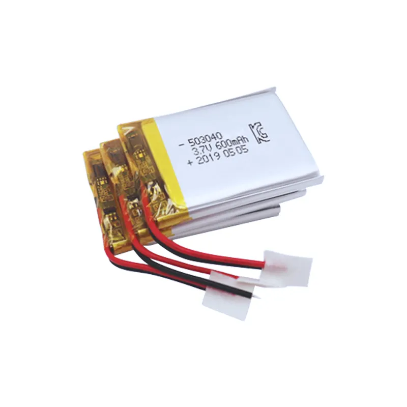 Chất lượng cao giá rẻ giá 503040 lithium polymer pin 600mAh cho tai nghe