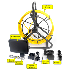 Xách tay 5-inch độ nét cao hệ thống camera cống cho hệ thống thoát nước xây dựng và đường ống nội soi với trên màn hình hiển thị - Product Image 6