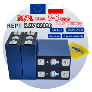 Cellules de batterie LiFePO4 prismatiques 3.2V 320Ah Grade A+ 8000 cycles rechargeables Stock UE DDP Stockage d'énergie solaire domestique DIY - Product Image 1