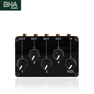 Mezclador Pasivo Mini de Cuatro Canales BHA TM400, Controlador de Bajo Ruido para Estudio, Uso Profesional, 12 Años de Experiencia en Fábrica, Venta al Por Mayor OEM, CE FCC - Product Image 1