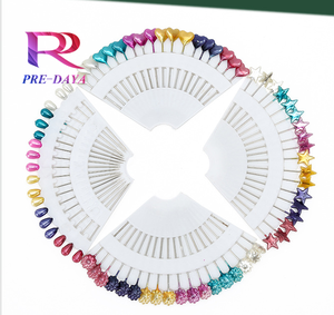 Aiguilles de positionnement nacrées en forme d'éventail Aiguilles à perles colorées Goupilles de positionnement des vêtements Aiguilles fixes pour la coupe des tailleurs - Product Image 6