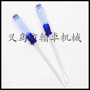 Multi-Functional Mini Hardware Tool with Crystal Handle <b>Spray</b>-Painted Flathead Screwdriver Transparent Tip Plain Finish Set - Product Image 2