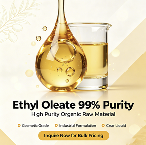 Oleato de Etilo 99% de Pureza, Grado Industrial Químico Orgánico para Aplicaciones Cosméticas e Industriales como Materia Prima - Product Image 1