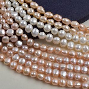 Natural Freshwater <b>Pearl</b> Necklace Two Sided Light Baroque Irregular Semi-Finished Stone Bead DIY Accessories with <b>Loose</b> <b>Pearls</b> - Product Image 1