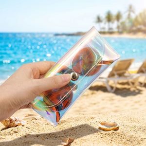 Chameleon Colorful PVC Durable Sunglasses & Eyeglasses Holder Case Storage Bag-Welcome <b>Gifts</b> - Product Image 2