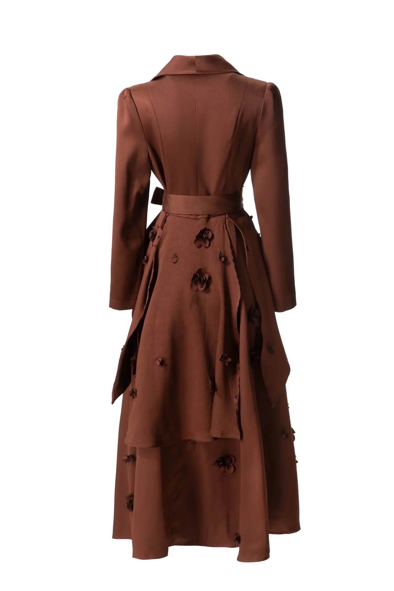 brown dress plus size