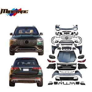 Nouveaux accessoires automobiles très vendus, kit carrosserie pour pare-chocs avant avec clips pour <span class=keywords><strong>GL</strong></span> X164, mise à niveau vers GLS X167 AMG - Product Image 2