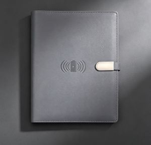 Promotion Hot Selling Custom Led Light Logo A5 Size 8000Mah Wireless Power Bank <b>Diary</b> <b>Notebook</b> With Usb - Product Image 5