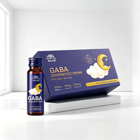 Boisson de nuit GABA avec théanine, valériane, ashwagandha, fruit de la passion, calcium, magnésium, zinc, boisson de soutien au sommeil OEM