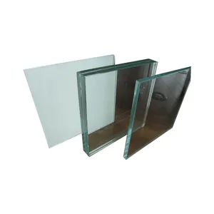 Özel 12mm PVB SGP temperli sertleştirilmiş güvenlik sandviç lamine cam Panel zemin çit için temizle çift üçlü sırlı fiyat