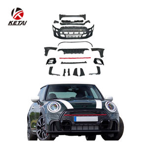 JCW ชุดลิปสปีกเกอร์รถด้านหน้าด้านหลัง,ชุดคิตตัวถังสปอยเลอร์ช่องระบายอากาศด้านข้างสำหรับรถมินิ F56 F57 2021 - Product Image 1