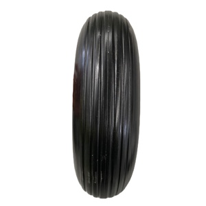 Pneus et roues pleins anti-crevaison de 12 pouces, <span class=keywords><strong>roue</strong></span> en mousse PU 3.50-6 pour chariot de jardin, <span class=keywords><strong>brouette</strong></span>, neuf - Product Image 2