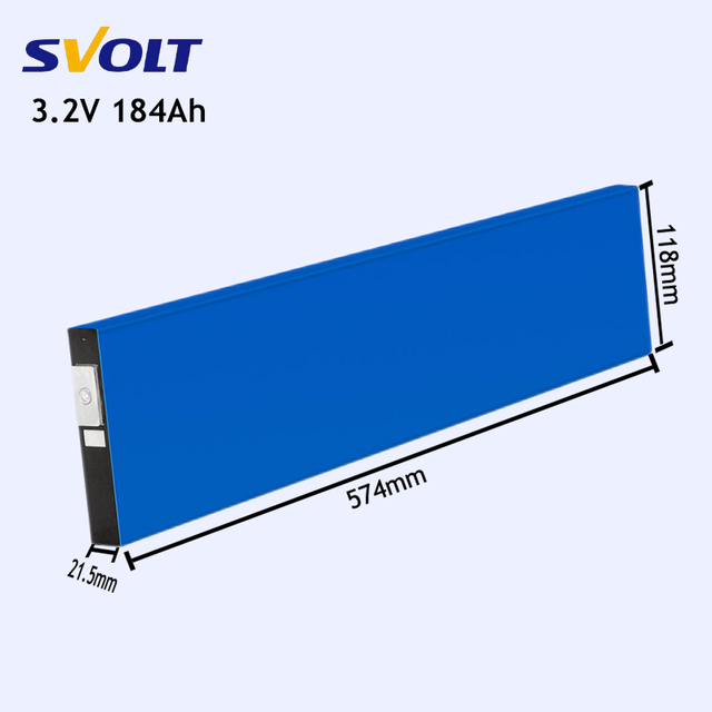 Svolt Blade Battery 3.2V 184Ah Prismatic LiFePO4 Battery Cell  EV Cell Four-wheels Drive System Lithium Ion Rechargeable Battery