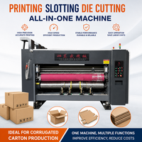 Machine d'impression flexographique 4 couleurs et machine de découpe pour boîtes en carton ondulé, imprimante automatique à alimentation par feuilles pour petites entreprises