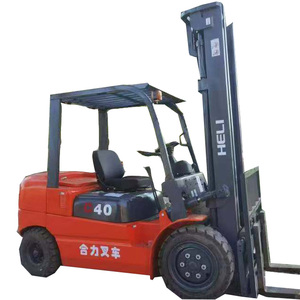 Chariot élévateur d'occasion Heli fabriqué en Chine Camion diesel avec moteur Nissan Chariot élévateur à fourche 4 T de machines de construction japonaises - Product Image 1