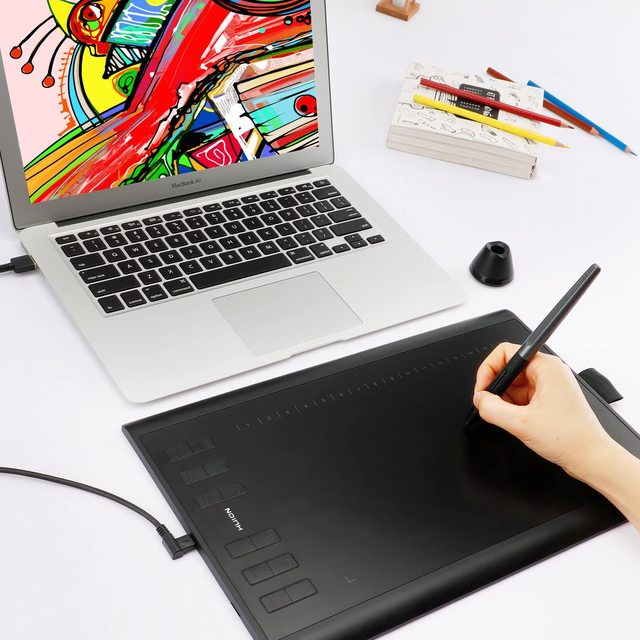 Huion Inspiroy H1060P Drawing Graphic Tablet With Stylus Drawing Board