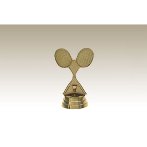 Figura di Badminton 7,9 cm (oro) - Product Image 1